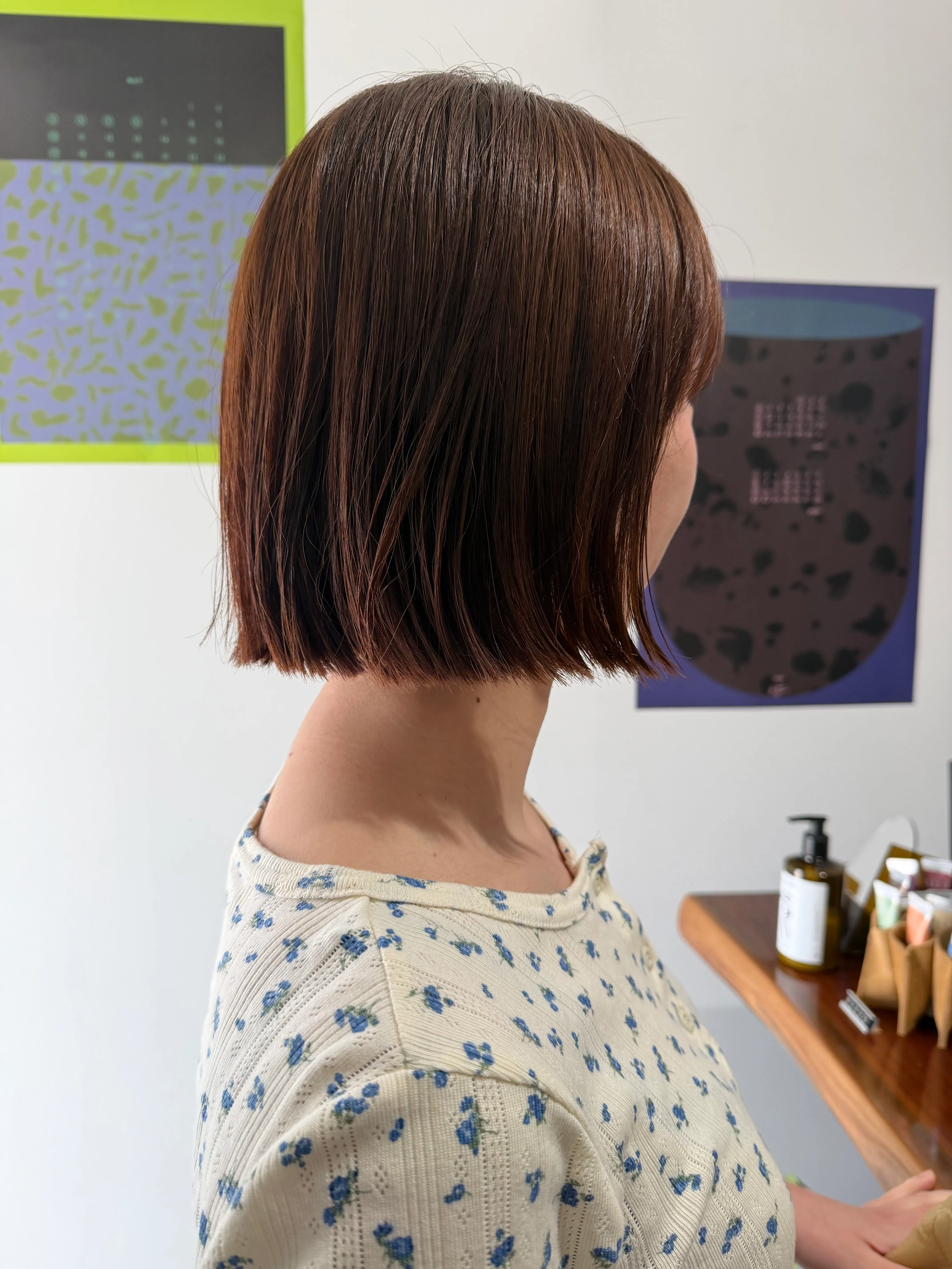 切りっぱなしボブ